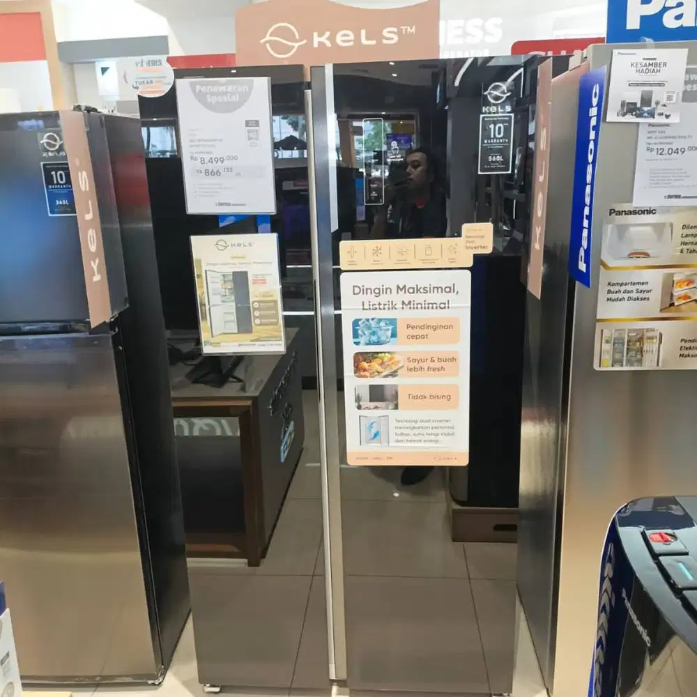 KELS SBS REFRIGERATOR INVERTER 525L