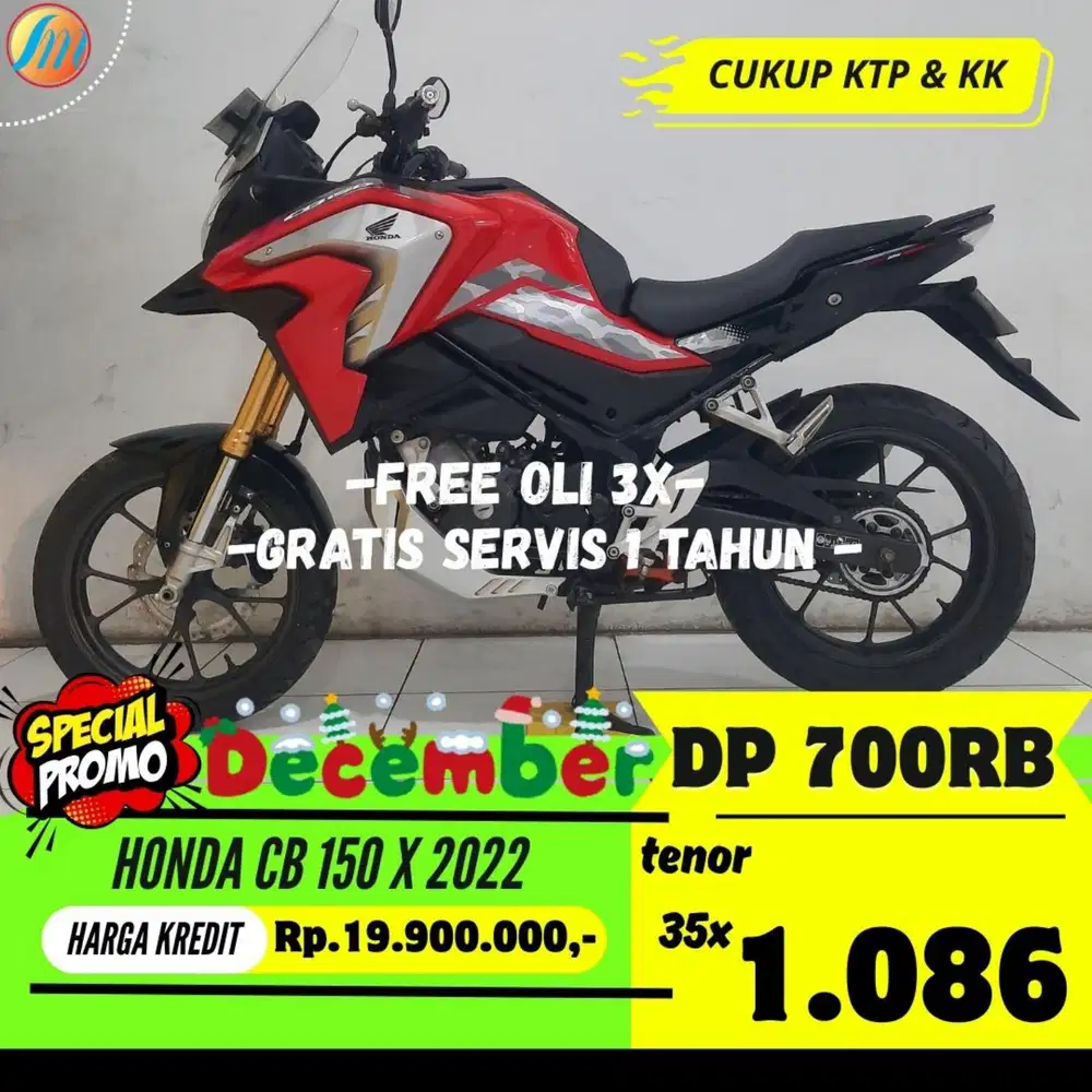 KREDIT DP HANYA 700RIBU HONDA CB 150 X 2022 ANGSURAN SANGAT RINGAN