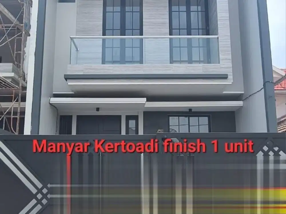 JUAL RUMAH BARU GRESS 2025 MANYAR KERTOADI TENGAH KOTA PERUMAHAN ELITE
