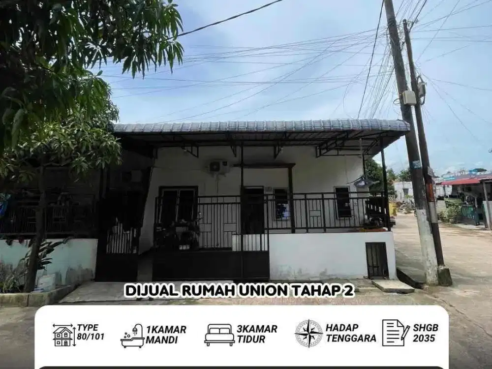Dijual Rumah Union 2 Batu Ampar