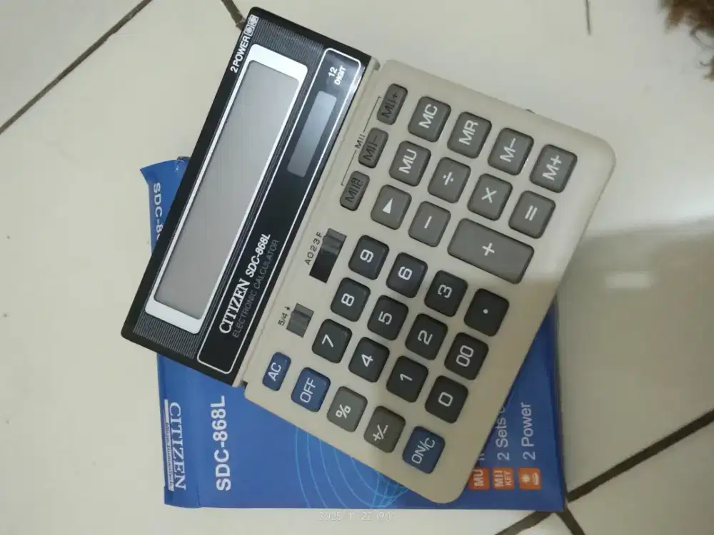 Preloved Kalkulator Citizen, SDC-868L