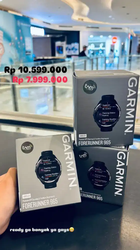 Ready guys garmin forerunner 965