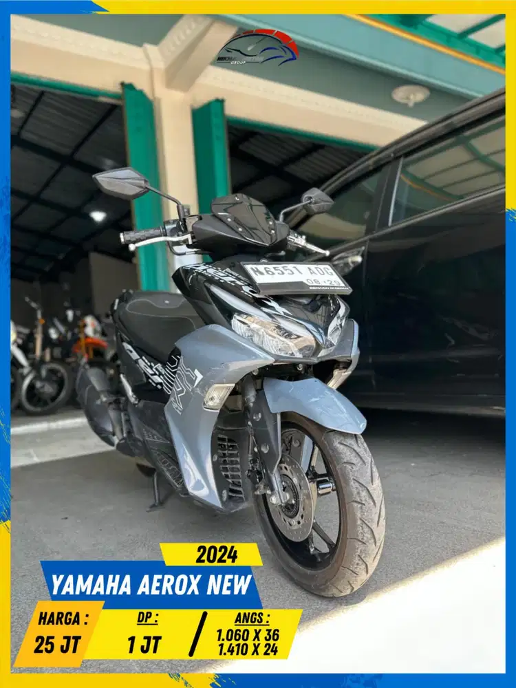 YAMAHA AEROX NEW 2024 BEKAS BERKUALITAS HIKMAH MOTOR KEPUH MALANG