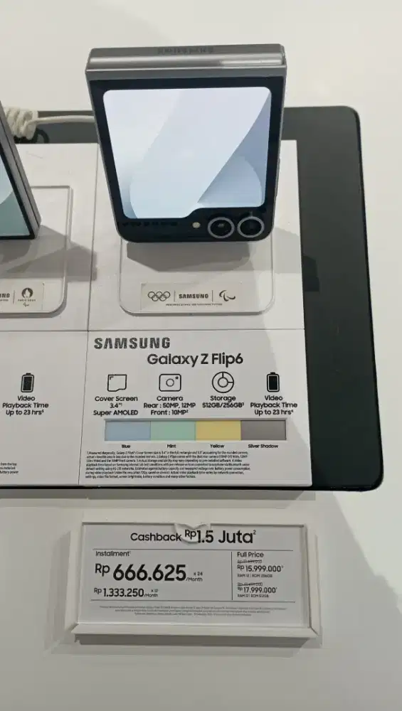 GALAXY Z FLIP6 256GB CICILAN TANPA KARTU KREDIT