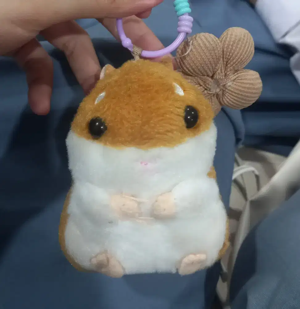 Keychain Boneka Mini Hamster