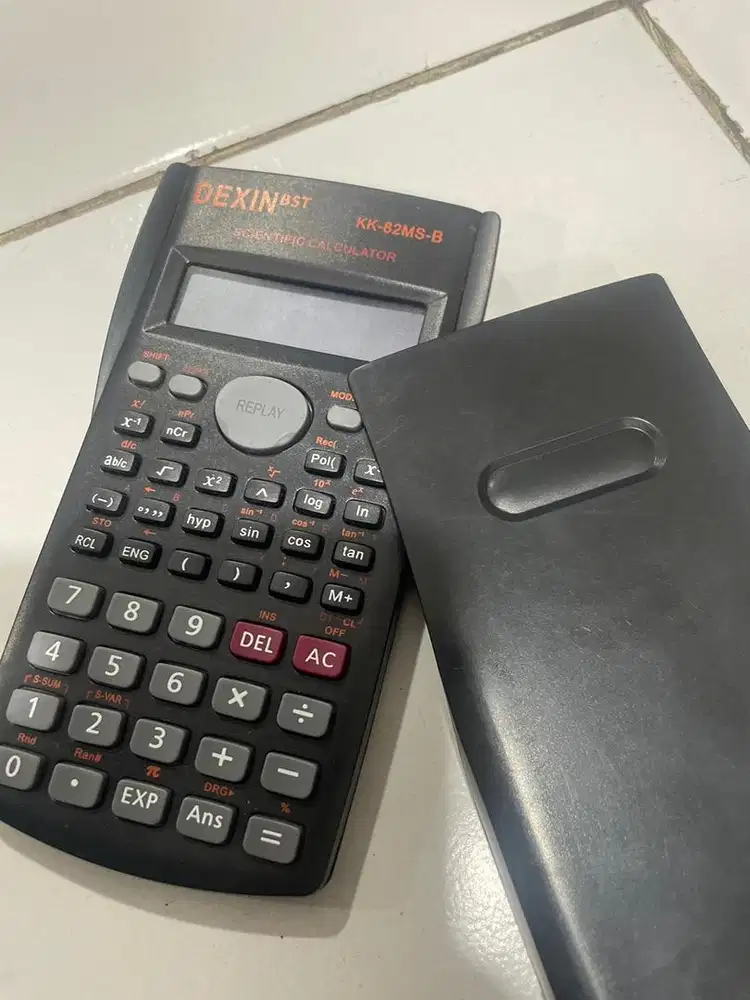 Calculator DEXIN black and orange