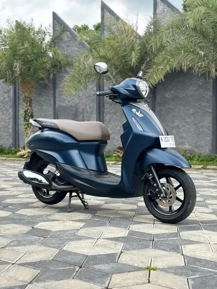 Yamaha Grand Filano Hybird 2023 Biru Nopol N Mulus Koko Motor