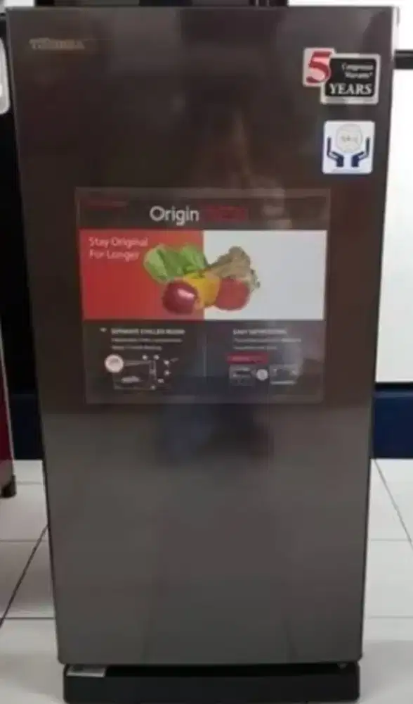 Toshiba Refrigerator 180 Liter GR-RD235CC-DMF Kulkas 1 Pintu