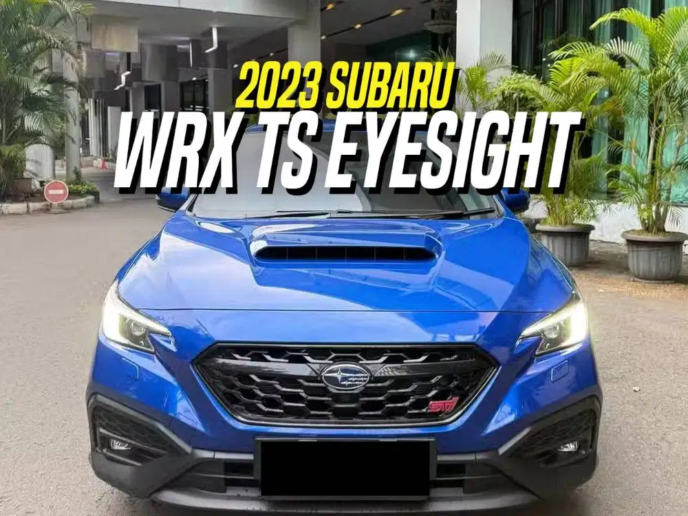 Subaru WRX 4WD MT 2023 Blue on Black Biru TS Eyesight Strut Bar Sti