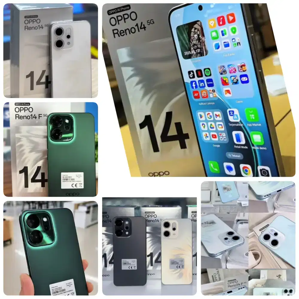 Oppo Reno 14 5G 8/256GB Bisa Kredit Tanpa DP