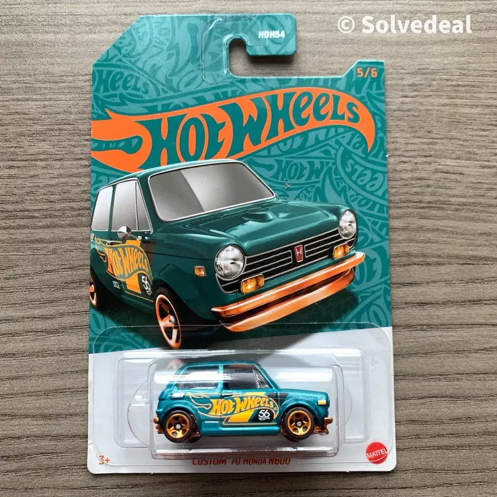 Hot Wheels Custom 70 Honda N600 2024 Hijau