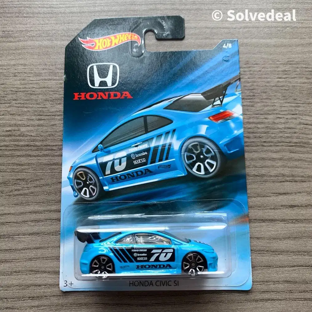 Hot Wheels Honda 70th Anniversary Honda Civic SI 2018 Biru