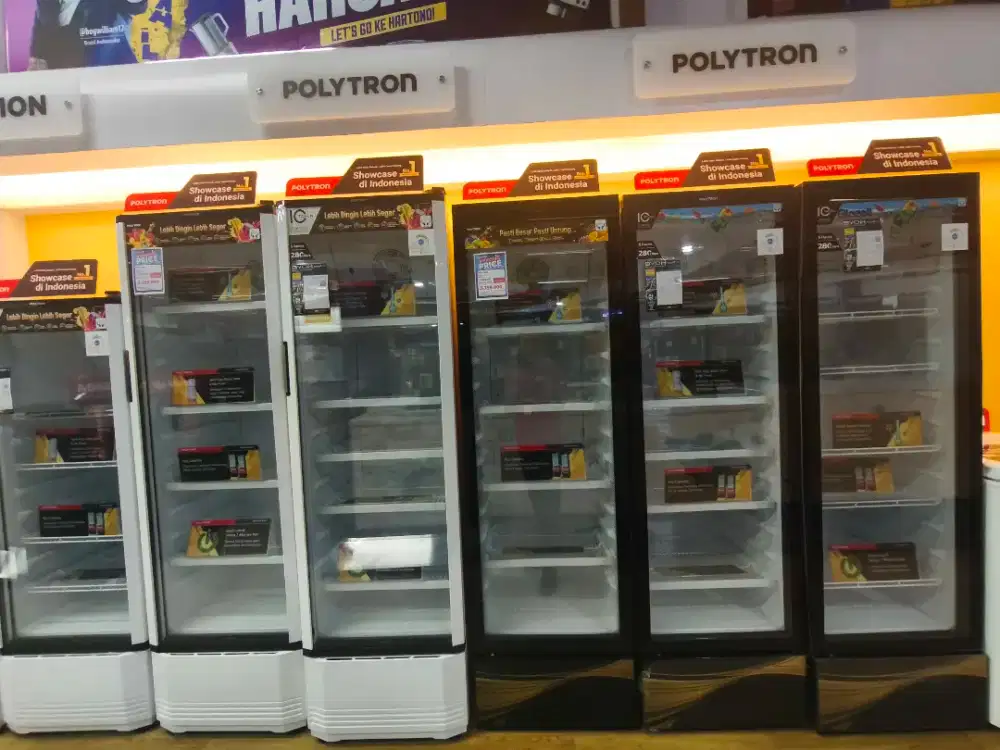 showcase Polytron 1 pintu