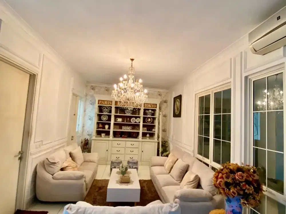 Dijual Rumah Cantik Furnished Siap Huni Cluster Anthea Sebelah Puspita Loka Bsd City