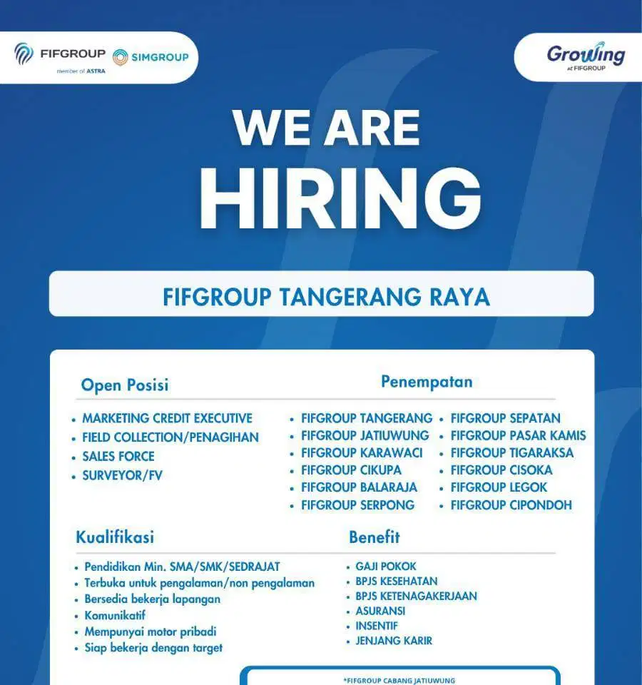 Loker Junior Kolektor Balaraja