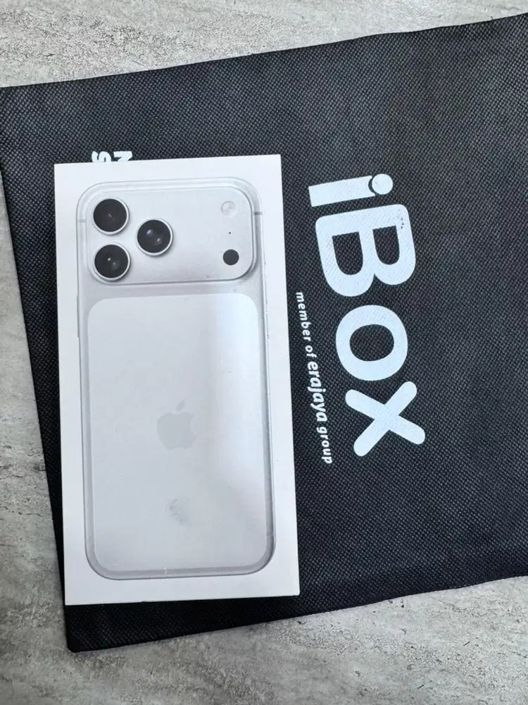 Iphone 17 pro max 256 silver new resmi