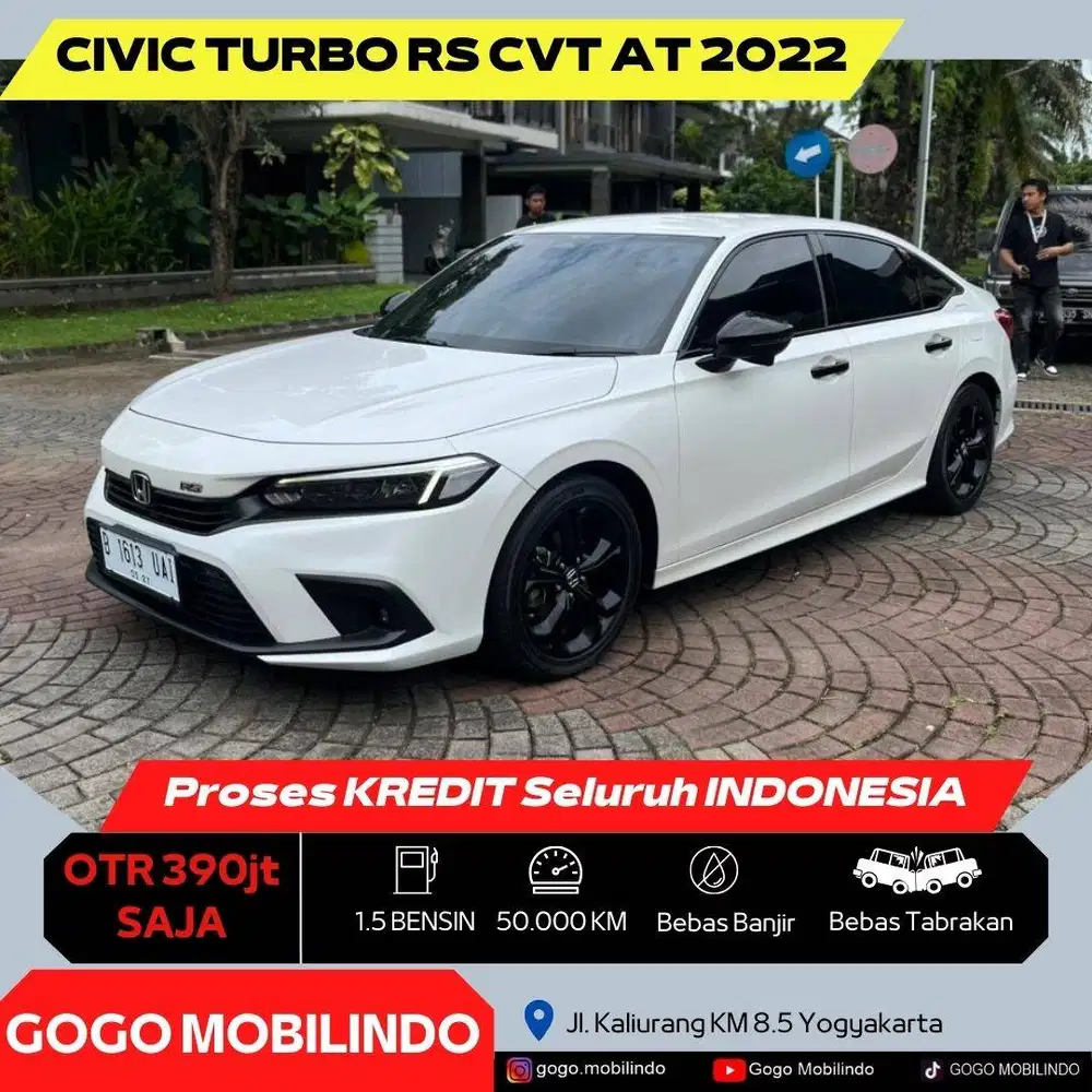 Honda Civic Turbo RS CVT Matic 2022 FAVORIT ORISINIL Bisa Kredit