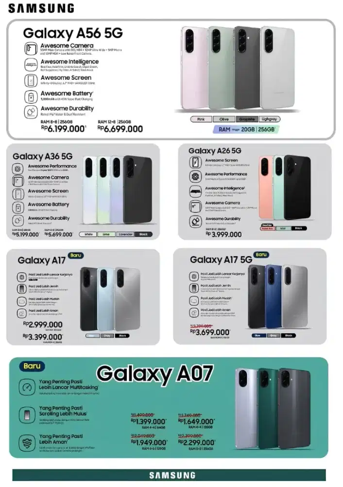 TUKER TAMBAH/CICILAN HANDPHONE SAMSUNG