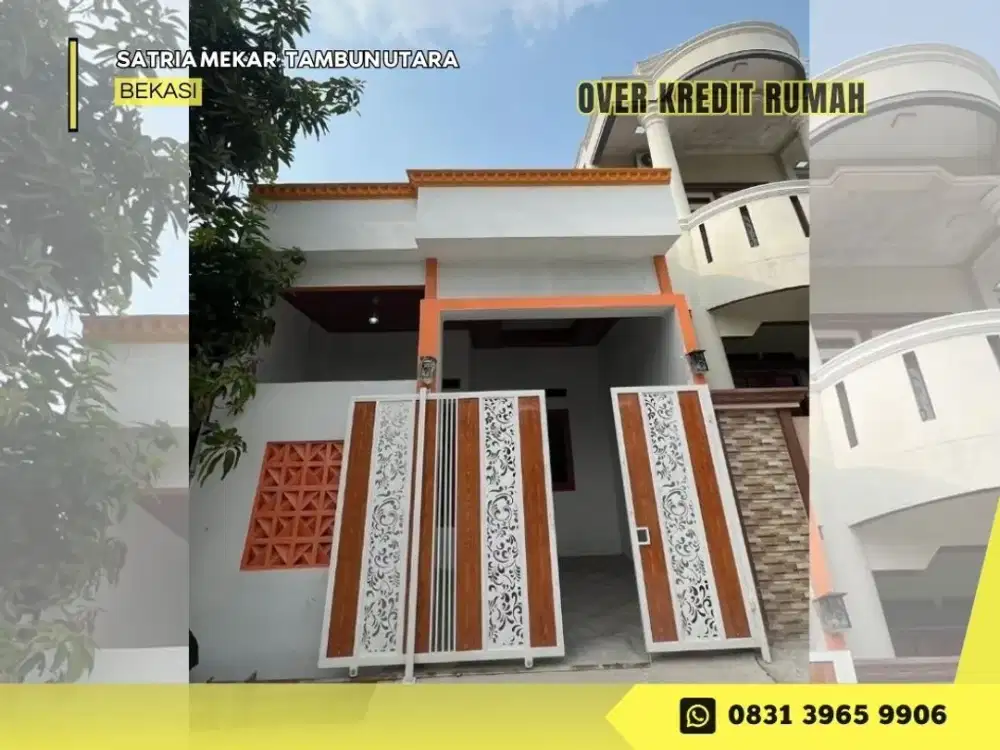 Jual Rumah Take Over 49JT dkt Stasiun Tambun di Griya Kota Bekasi