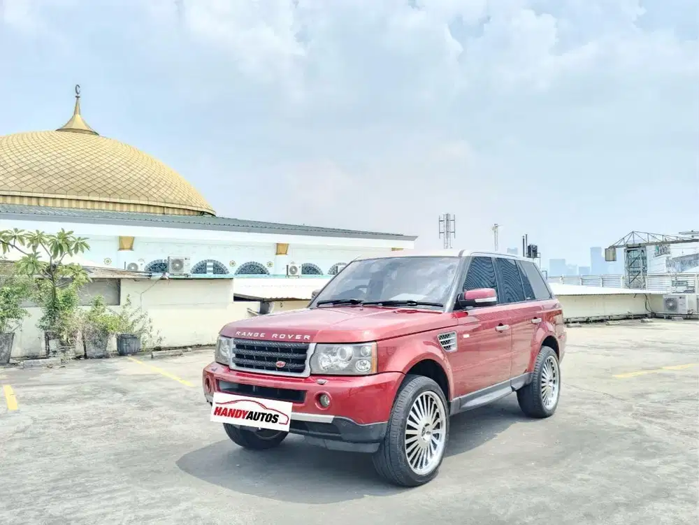 Range Rover Sport Tahun 2009 Automatic Merah Metalik
