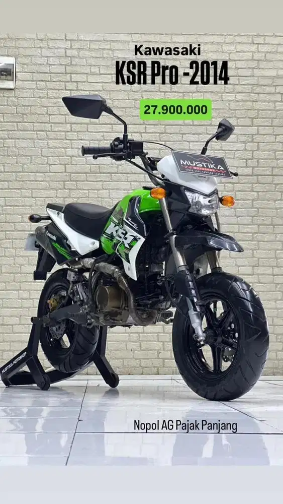 Kawasaki KSR Pro 2014 Surat lengkap unit istimewa - Zaki Mustika