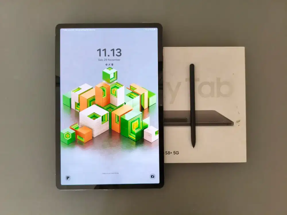 Samsung Galaxy Tab S8+ Plus 5G 8/256 X806 - Fullset, Ex Garansi Resmi