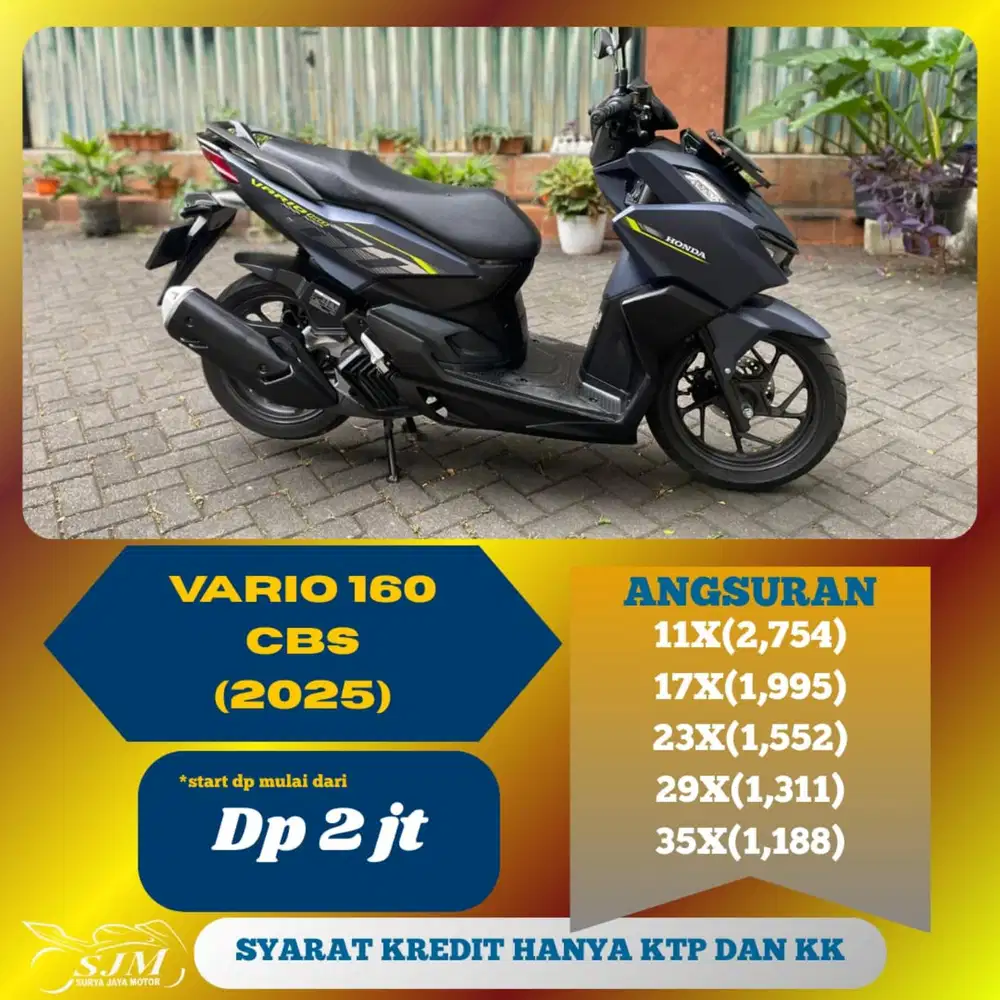 HONDA VARIO 160 CBS 2025 SIAP PAKAI