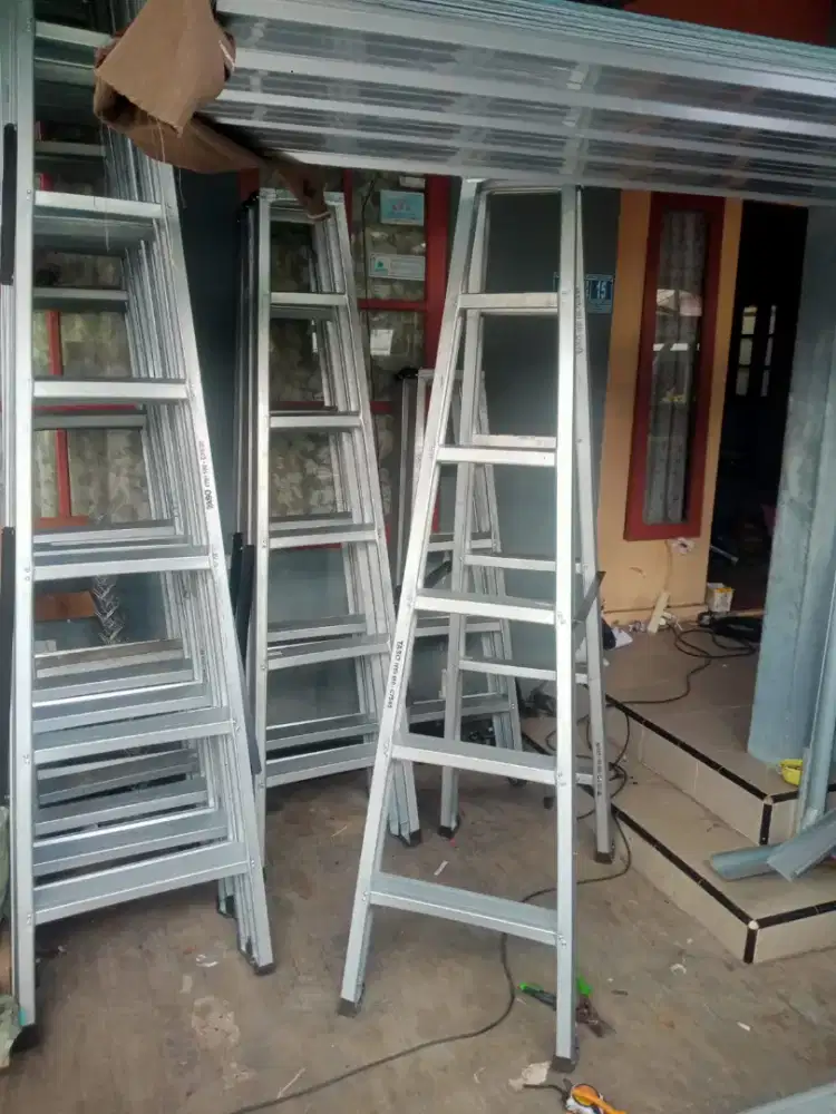 Ready tangga lipat dari baja ringan khusus buka tutup