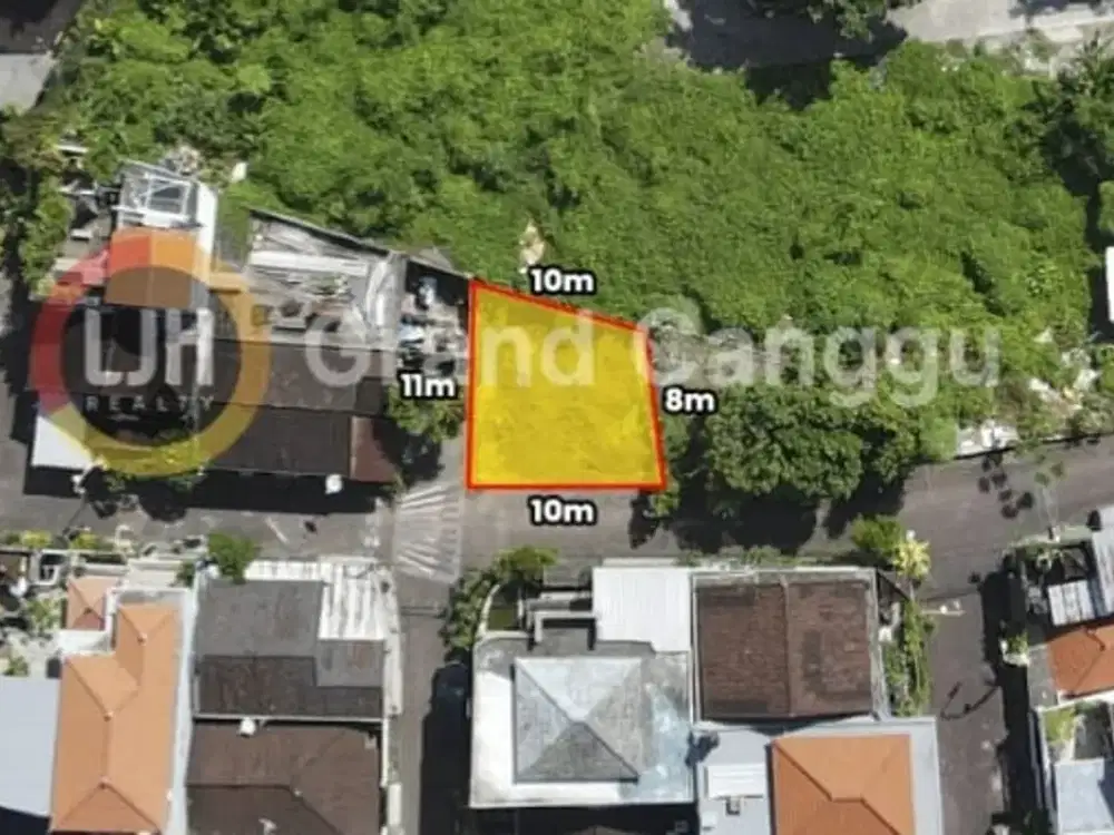 Tanah Kavling kecil dekat atlas dan Pantai Berawa, Canggu