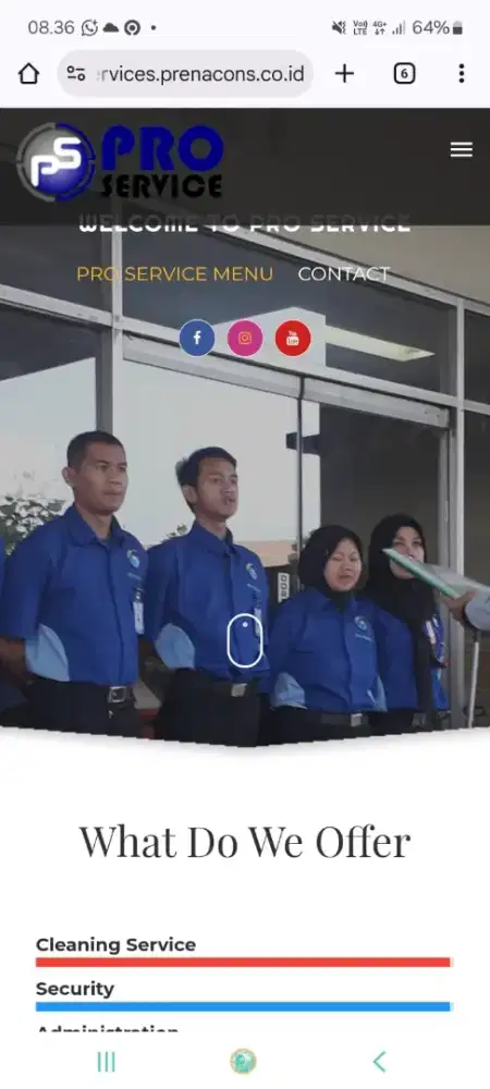 Dicari admin untuk cleaning service