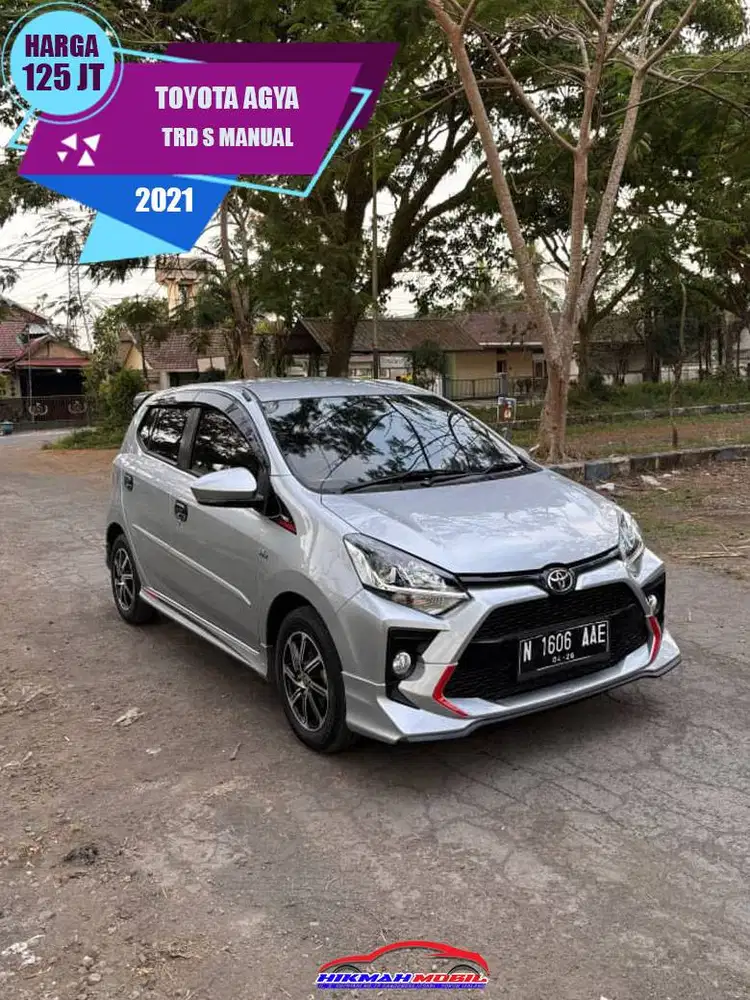 TOYOTA AGYA TRD S 2021 MANUAL LOW KM