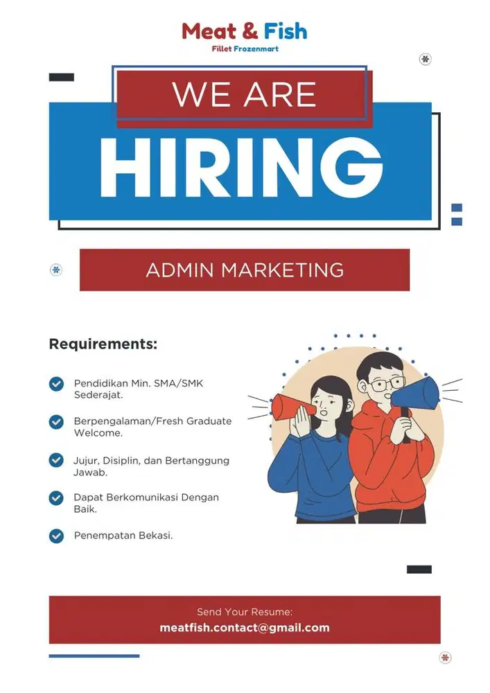 Lowongan Pekerjaan Admin Marketing