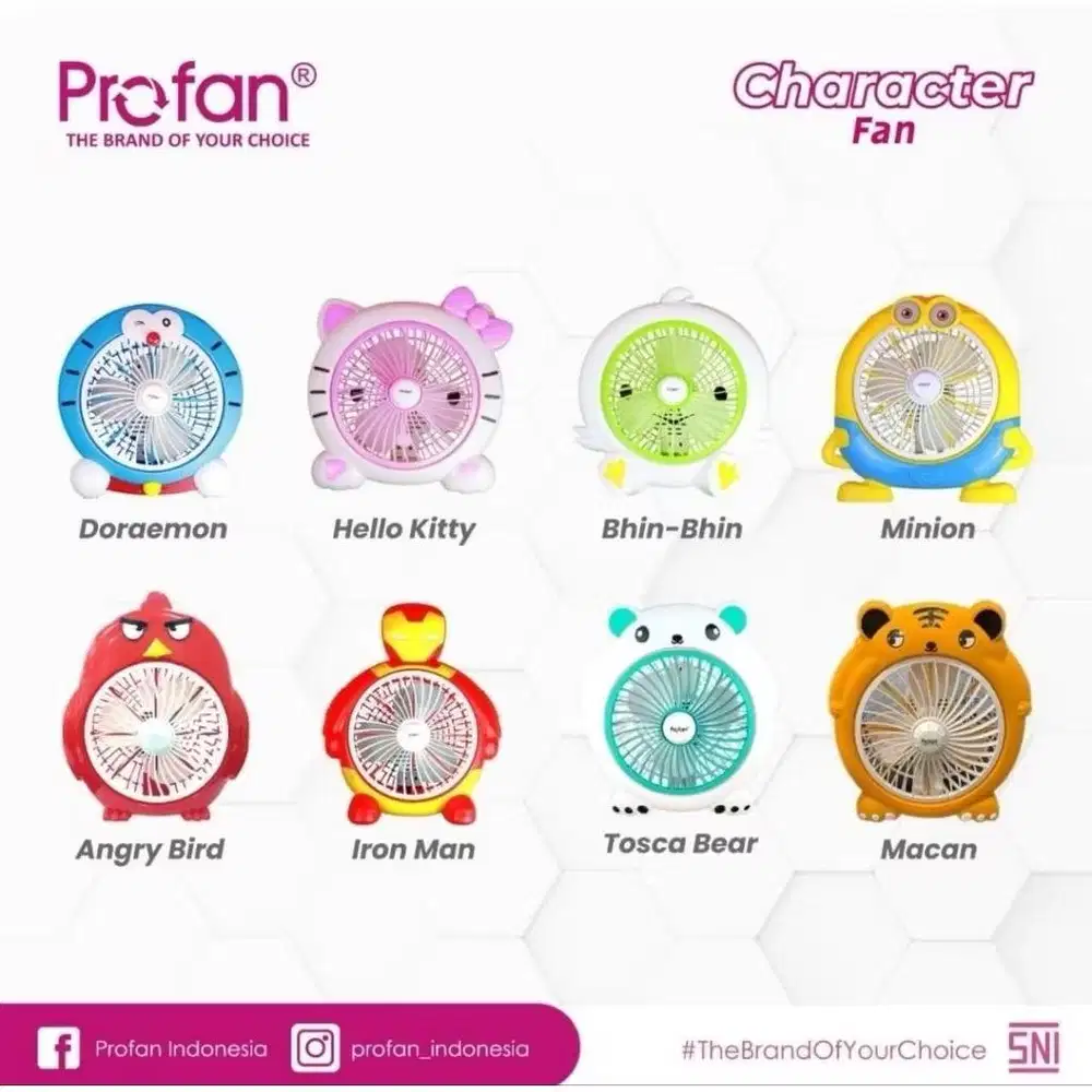 Kipas Angin Meja Karakter 8