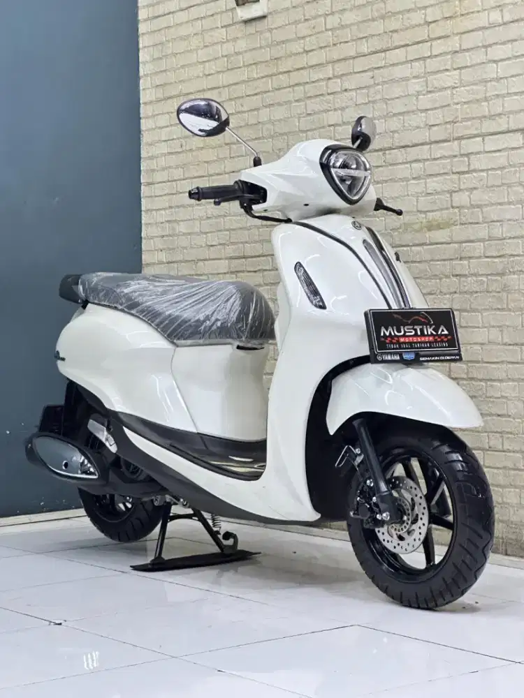 Odo 5rb Simpenan!!Yamaha Fillano 2025 Plat Jatim White Mulus-Mustika