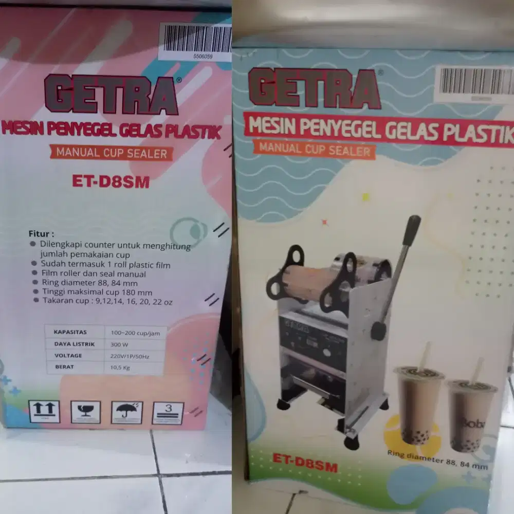 Mesin Sealer cup merk Getra ET-D8SM