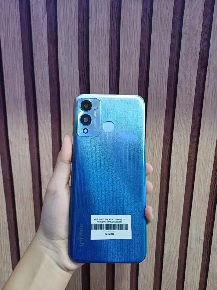 Infinix Hot 12 Play 4/128 | Unit Only Ori Resmi |