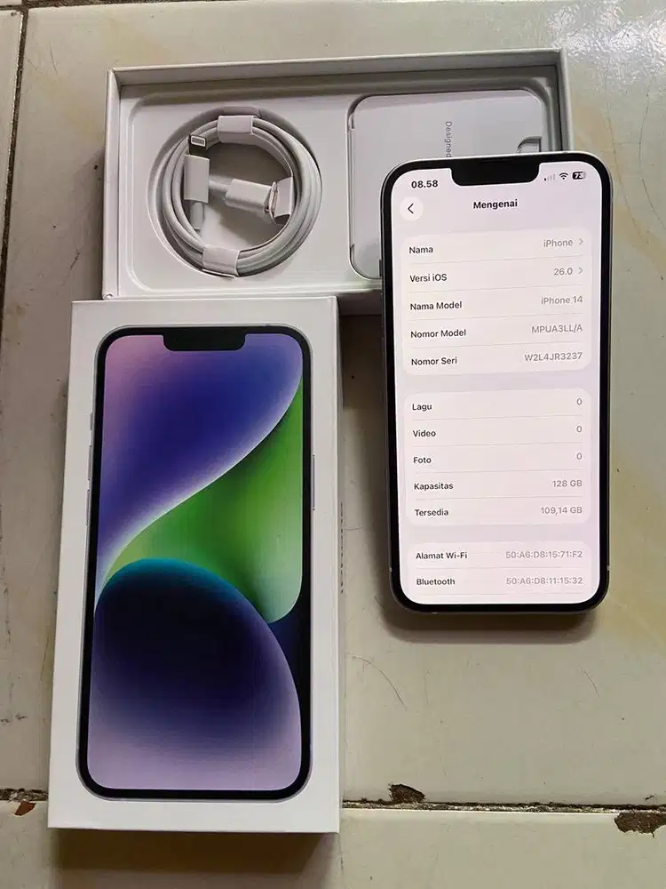 Iphone 14 128GB all opp