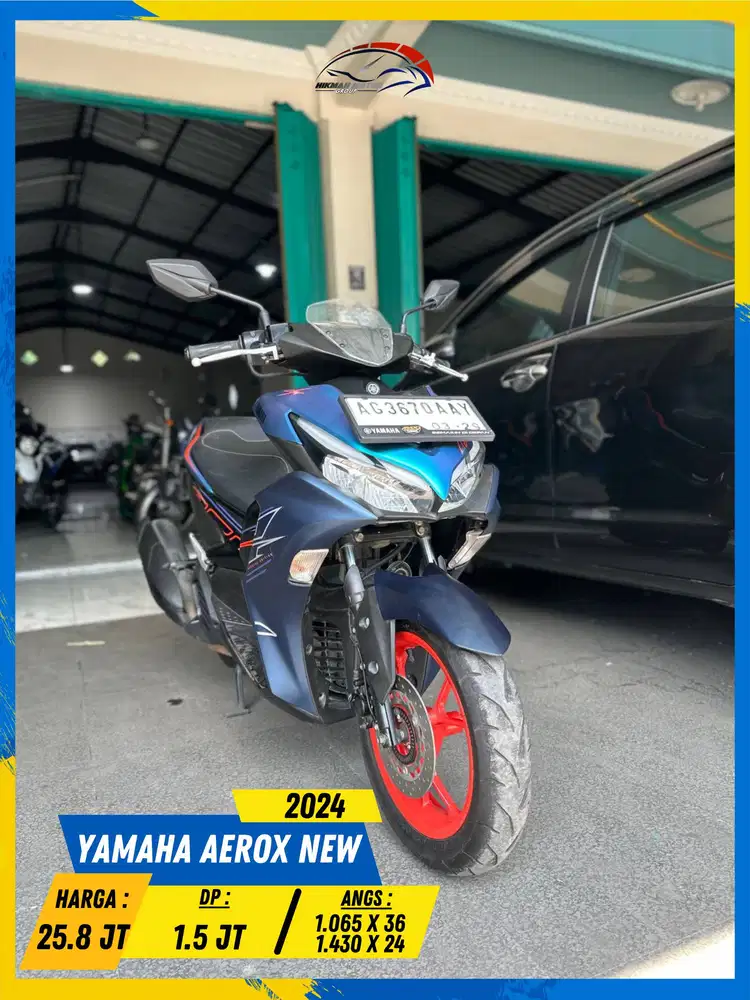 YAMAHA AEROX NEW 2024 LIKE NEW MASZEHH HIKMAH MOTOR KEPUH