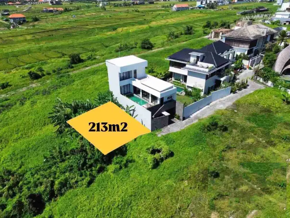 dijual tanah komersial siap bangun kawasan villa