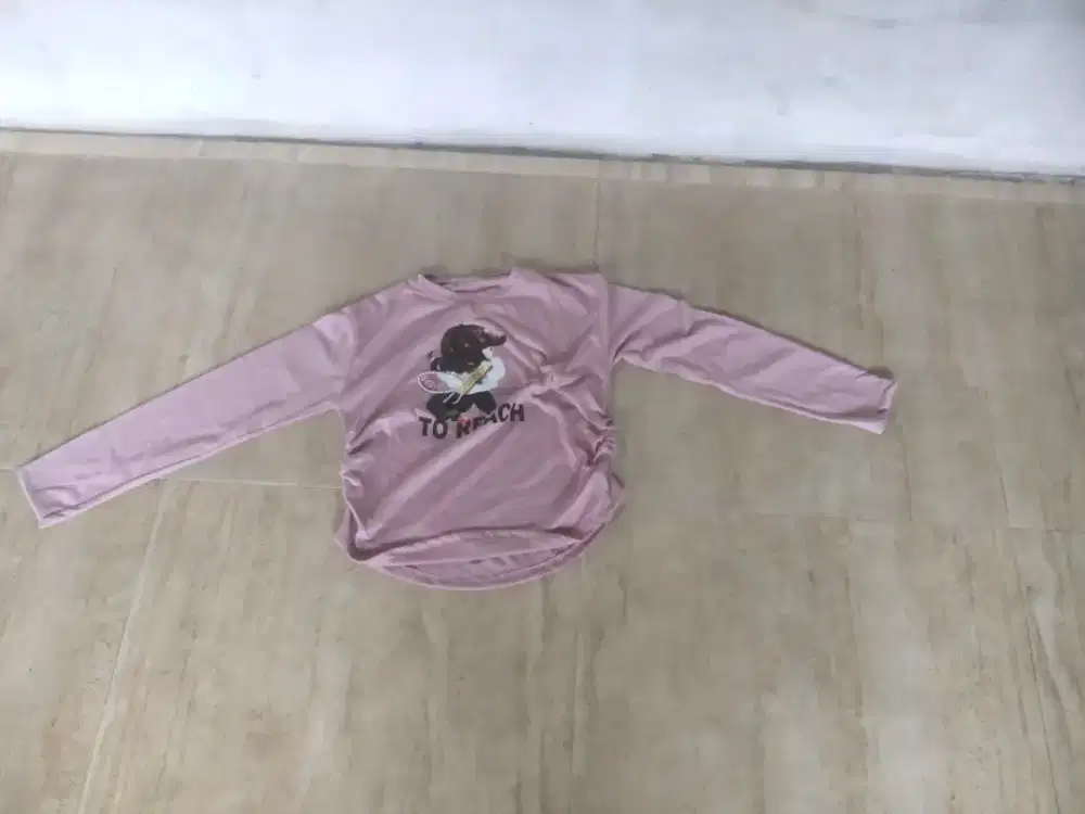 750 pcs baju atasan sablon wanita