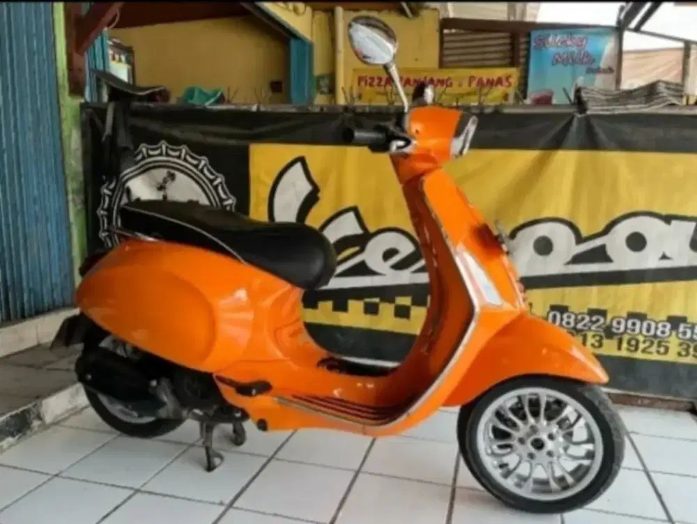 Bismillah Dijua Vespa sprint V3 motor simpanan