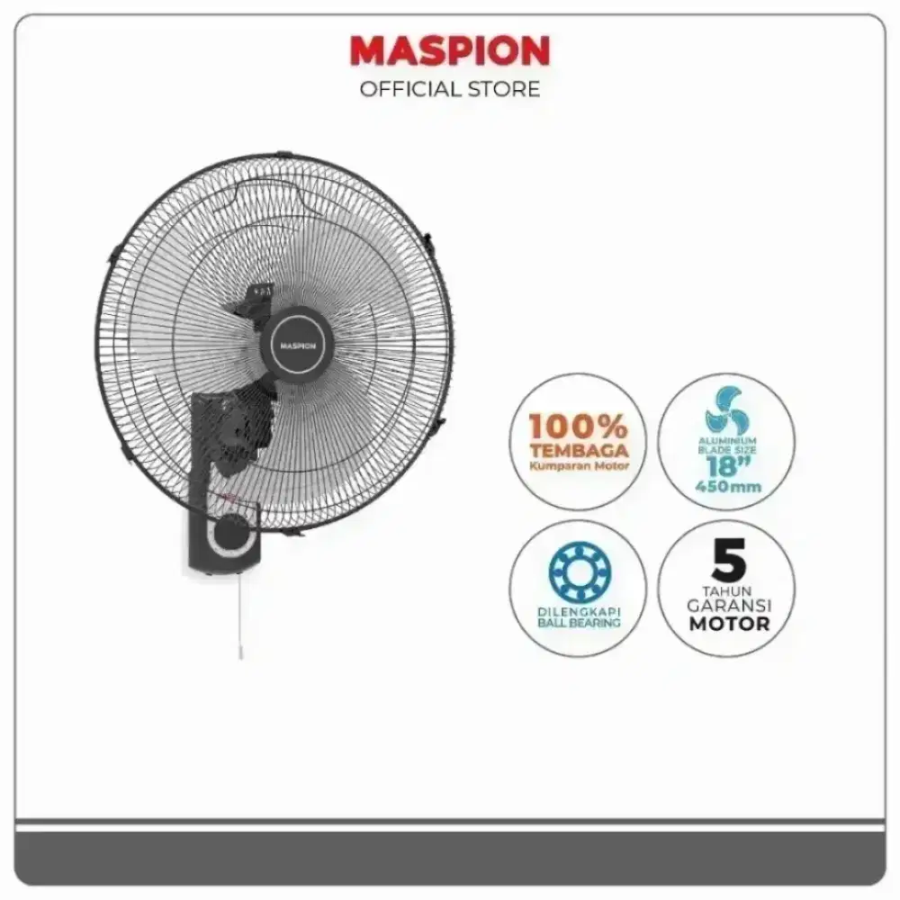 KIPAS ANGIN MASPION MWF 1609 ( DINDING 16IN)