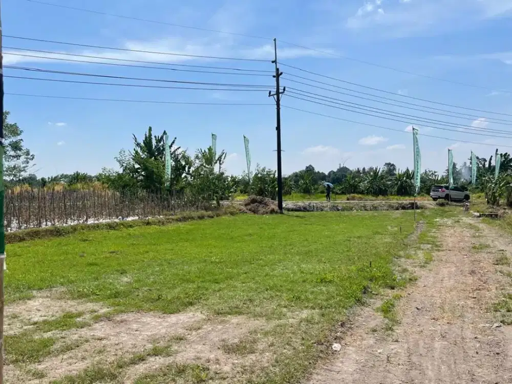 Tanah Strategis Sidoarum Dekat Jl. Godean Legalitas SHM