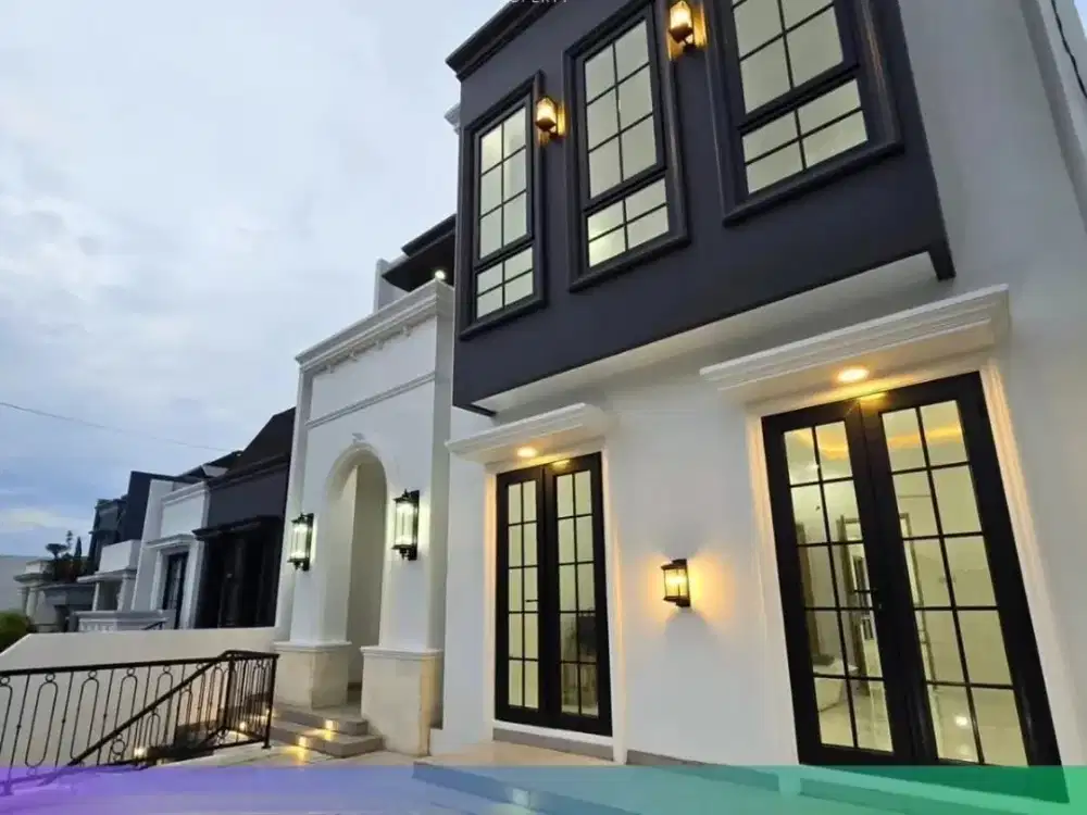 Rumah Mewah American Classic Siap Huni Jagakarsa