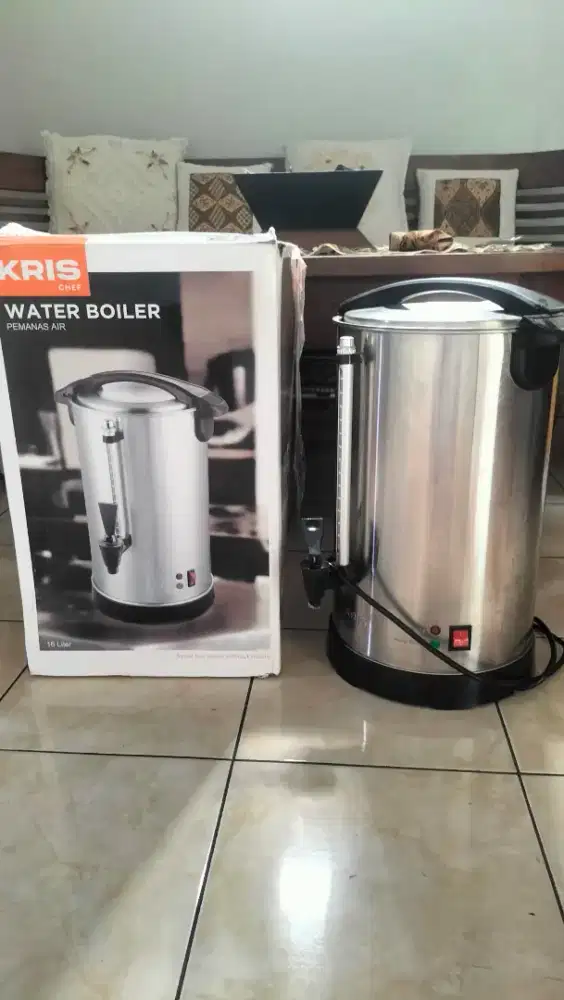 Water Boiler Merk Krischef 16 L Bekas