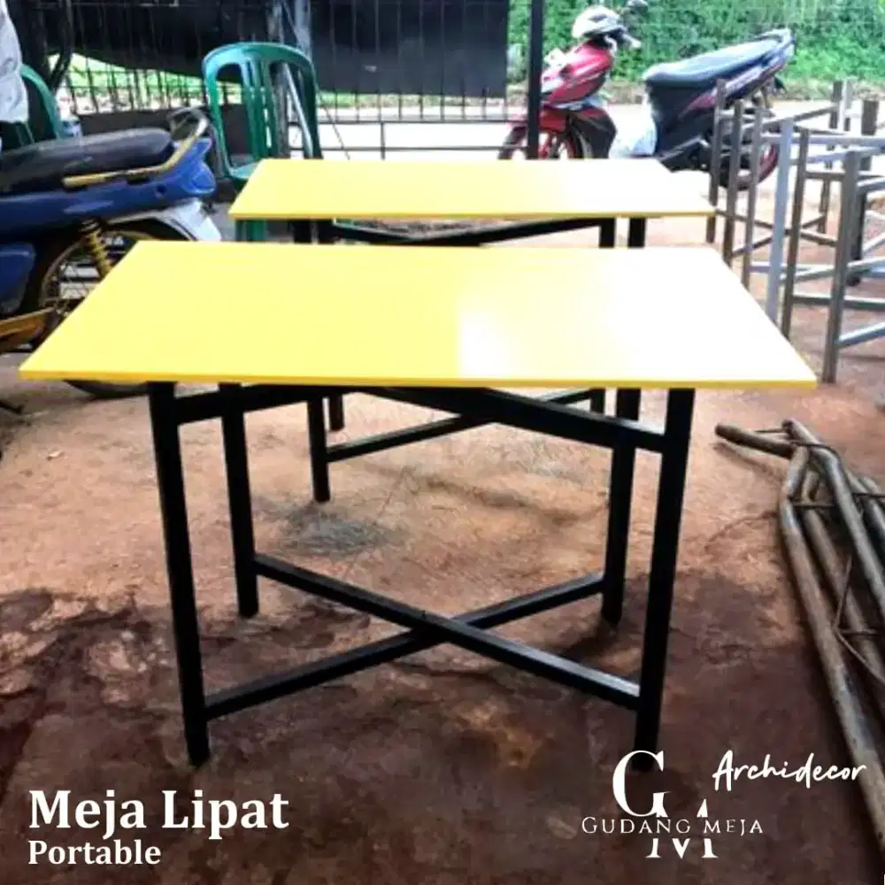 Meja lipat, meja makan, meja jualan
