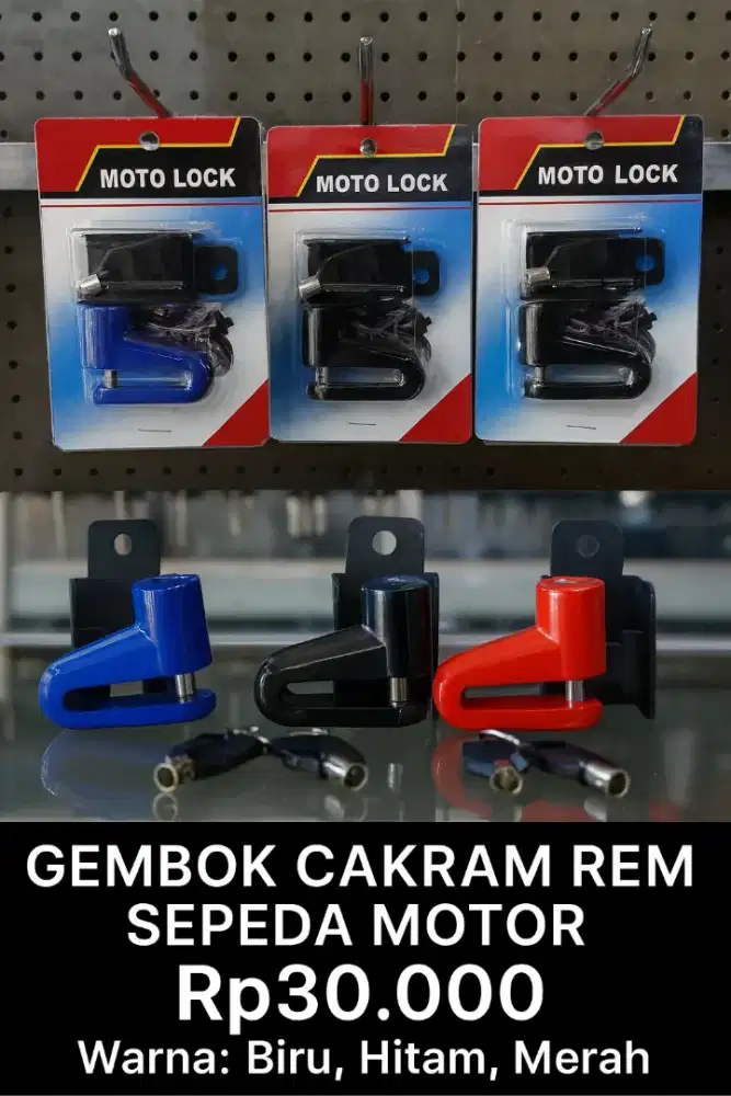 Kunci Gembok Rem Cakram Sepeda Motor