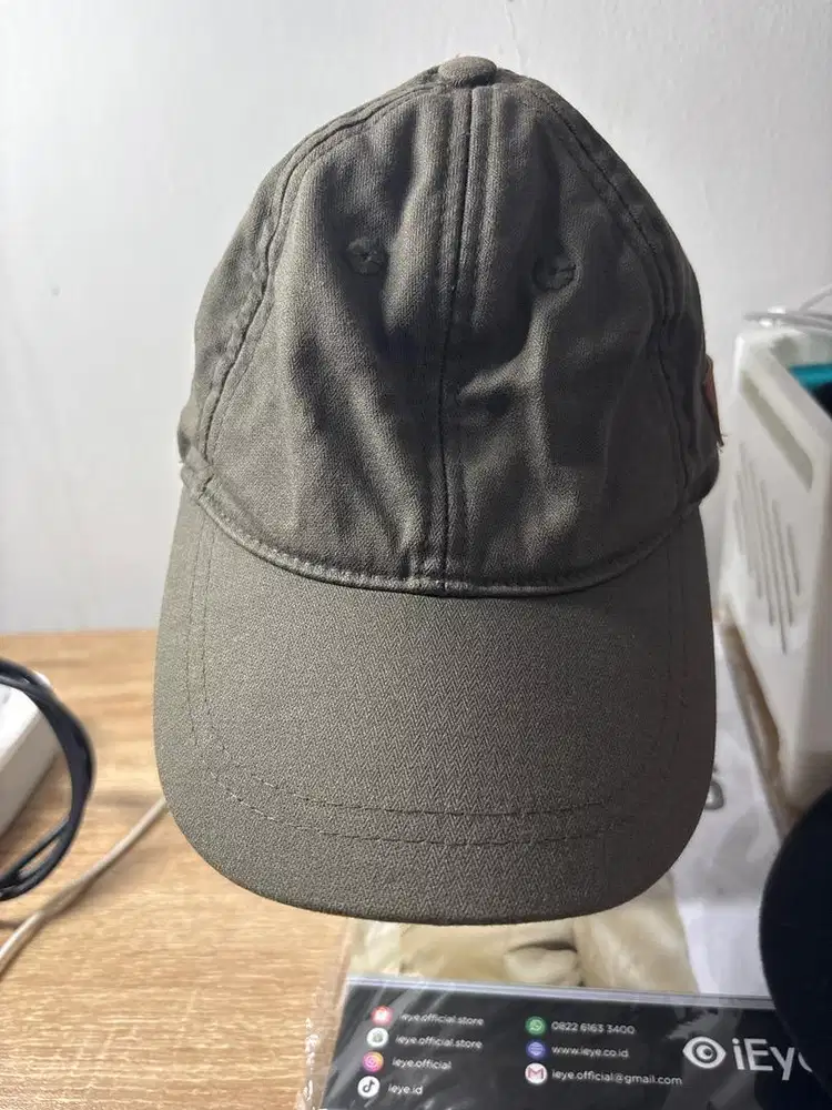 Topi anak cowok hijau army
