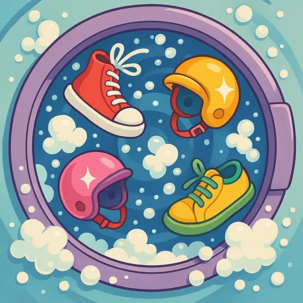 Jasa cuci sepatu, helm, tas, koper,topi