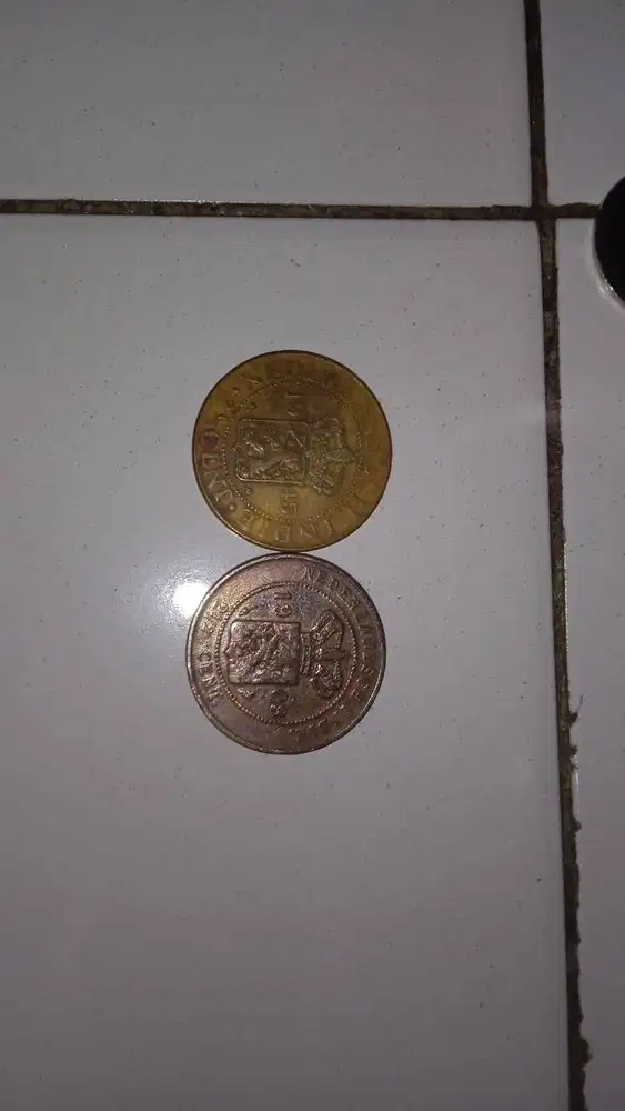 uang koin 1908 dan 1945